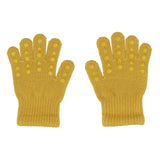 Fingerhandschuhe Bio-Baumwolle - Mustard