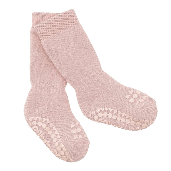 Rutschfeste Socken Bio-Baumwolle - Dusty Rose