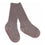 Non-Slip Grip Socks - Merino Wool - Dark Purple Dove