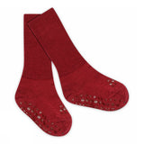 Non-Slip Socks Merino Wool - Karanda Red