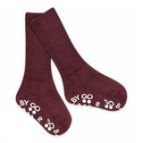 Non-slip socks cotton - Grape Skin