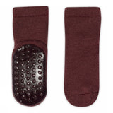 Anti-Rutsch-Socken aus Merinowolle – Grape Skin