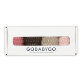 4 pack Grip Socks in Merino Wool - Misty Plum, Rose Blush, Snow White, Sand
