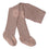 Non slip crawling tights with grip and glitter for babies and toddlers in Bamboo - Woodrose