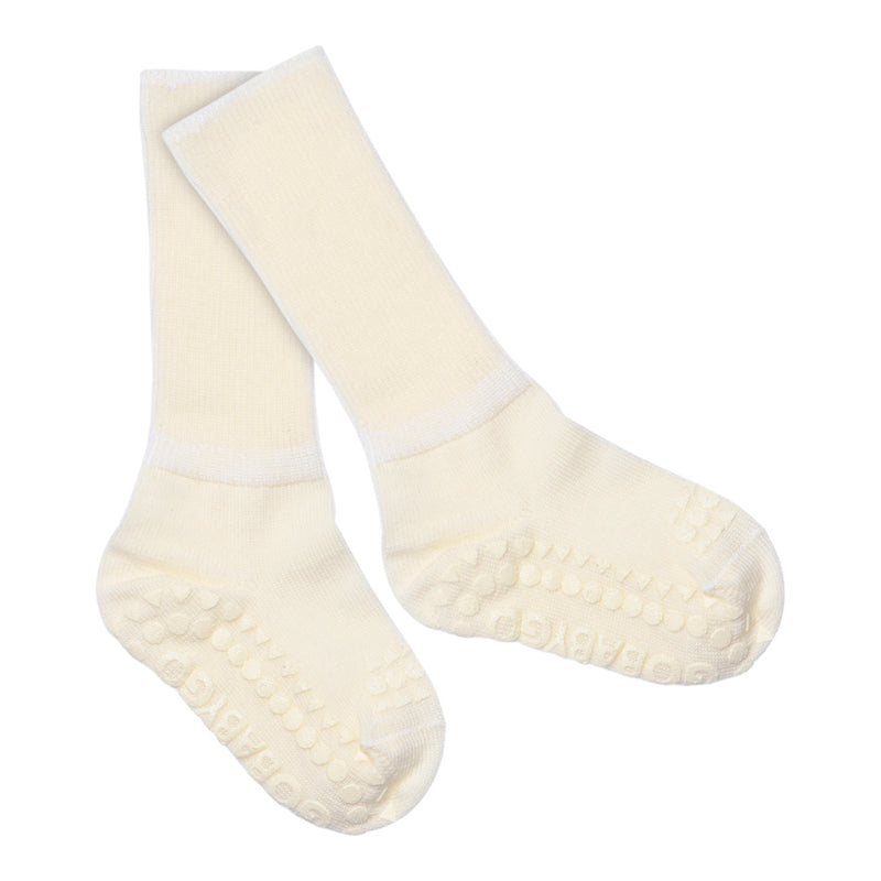 Rutschfeste Grip-Socken – Merinowolle – Schneeflocke