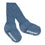 Non-slip Grip socks organic cotton - Denim Blue