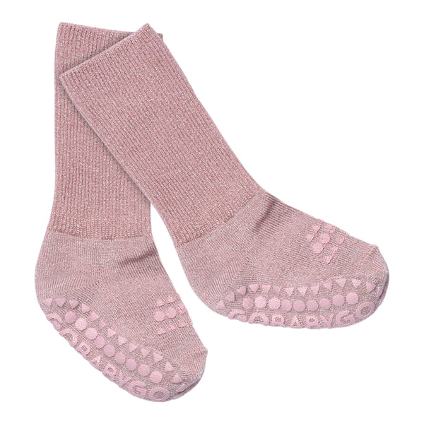 Rutschfeste Socken Bambus - Lavender Glitter