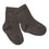 Non-Slip socks terry Cotton - Chocolate