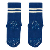 Rutschfeste Sportsocken mit Grip – Bio-Baumwolle – True Blue