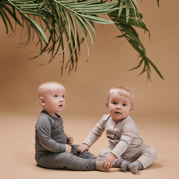 Hazel Body l/s Bio-Baumwolle GOTS - Aschgrau