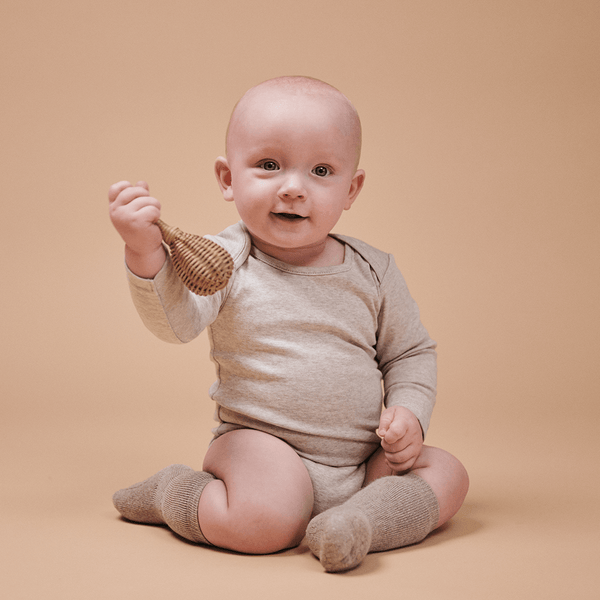 Hazel Body l/s Bio-Baumwolle GOTS - Feder