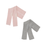 Cotton Crawling leggings - 2-pack - Rose Basic
