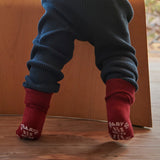Non-slip socks cotton - Karanda Red