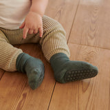 Rutschfeste Antirutschsocken aus Merinowolle – Dark Forest