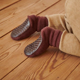 Anti-Rutsch-Socken aus Merinowolle – Woodrose
