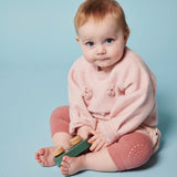 Anti-slip knee pads for crawling - Ash rose
