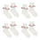 Non-slip Bamboo Liberty socks - 4-pack - Off White