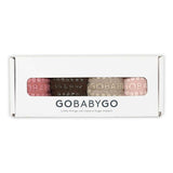 4er-Pack Rutschfeste Socken aus Baumwolle – Ash Rose, Chocolate, Sand, Soft Pink