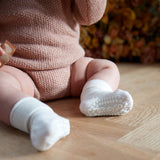 Non-Slip Grip Socks - Bamboo - Off White