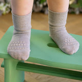 4er-Pack Grip-Socken – Bambus – Graumeliert, Sand, Zartrosa, Off-White