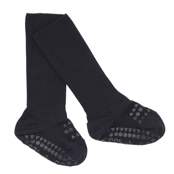 Rutschfeste Grip-Socken - Bambus - Dunkelblau