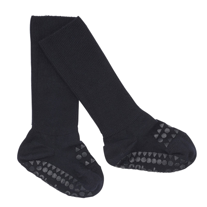 Rutschfeste Grip-Socken - Bambus - Dunkelblau