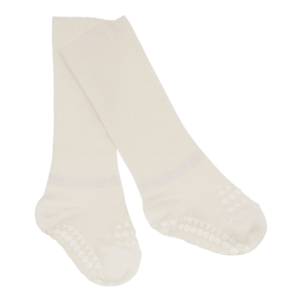 Rutschfeste Grip-Socken - Bambus - Off White