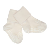 Non-Slip Grip Socks - Bamboo - Off White