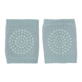 Baby Anti-Rutsch-Knieschoner mit Griff zum Krabbeln - Dusty Blue