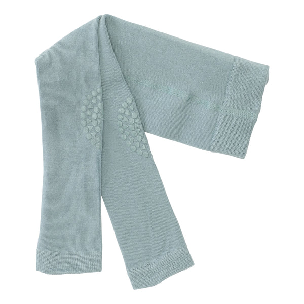 Rutschfeste Krabbelleggings mit Noppen für Babys und Kleinkinder - Dusty Blue