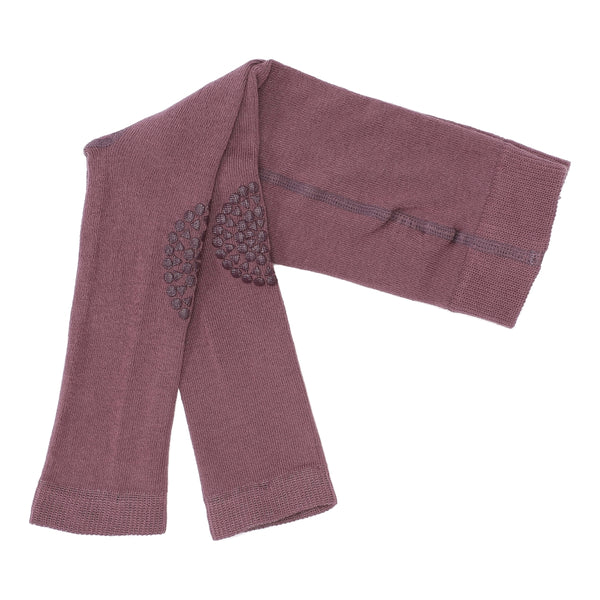 Rutschfeste Krabbelleggings mit Grip für Babys und Kleinkinder - Misty Plum