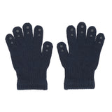 Rutschfeste Griffhandschuhe für Babys und Kleinkinder - Bio-Baumwolle - Marineblau