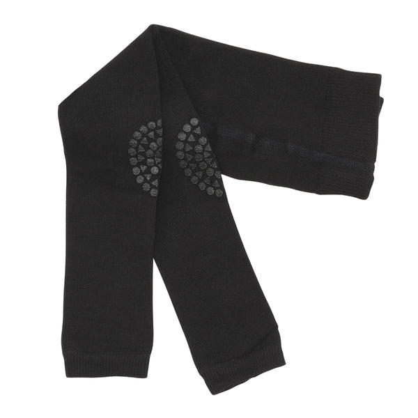 Rutschfeste Krabbelleggings mit Grip für Babys und Kleinkinder - Schwarz