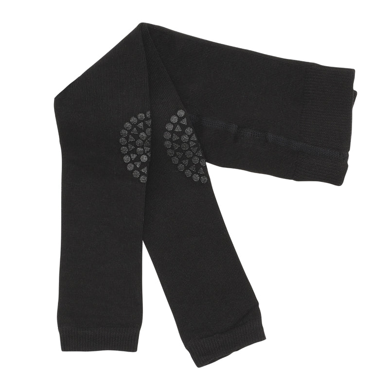 Rutschfeste Krabbelleggings mit Grip für Babys und Kleinkinder - Schwarz