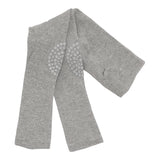 Rutschfeste Krabbelleggings mit Noppen für Babys und Kleinkinder - Grau Melange