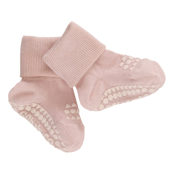 Rutschfeste Socken Bambus - Soft Pink