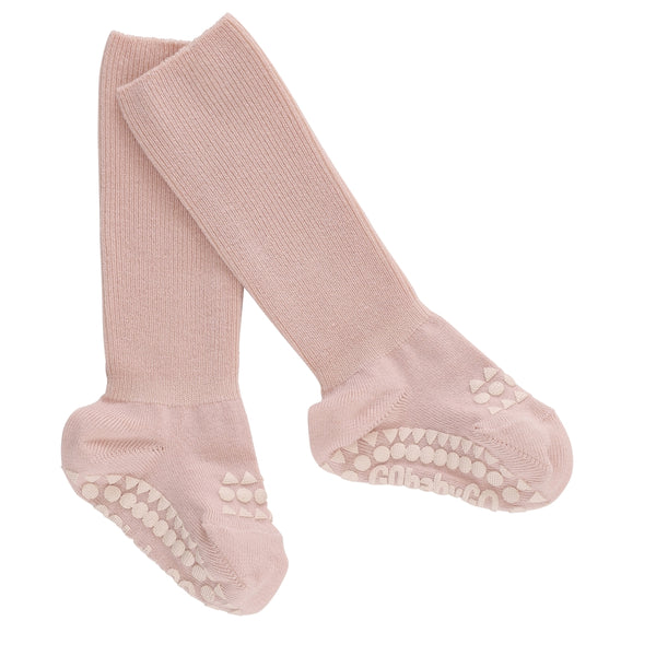 Rutschfeste Grip-Socken - Bambus - Zartrosa