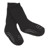 Rutschfeste Grip-Socken - Bio-Frottee-Baumwolle - Schwarz