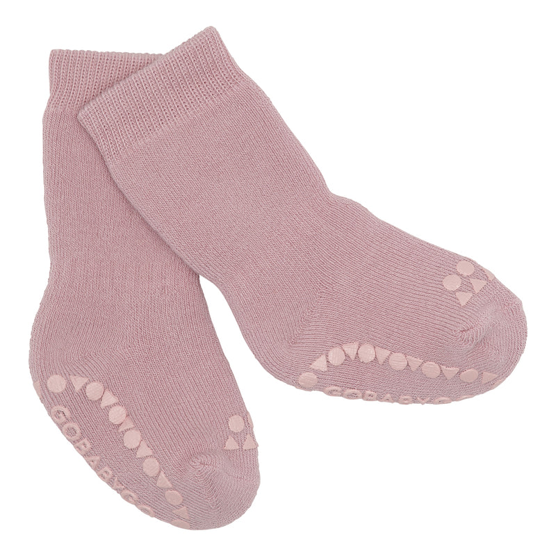 Rutschfeste Socken Mini Baumwolle - Dusty Rose