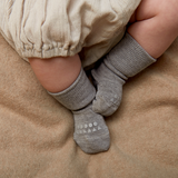 Rutschfeste Grip-Socken - Bamboo Mini - Sand